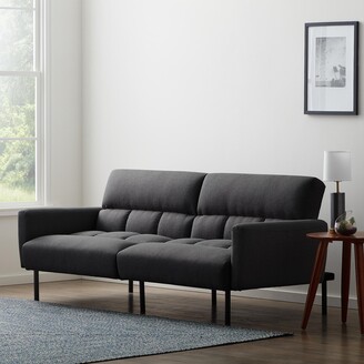 Lucid Comfort Collection Futon Sofa Bed with Box Tufting - ShopStyle