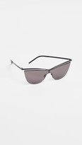 Thumbnail for your product : Saint Laurent SL 249 Metal Cat Eye Sunglasses