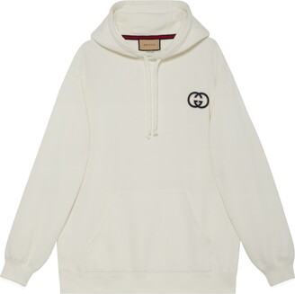 スウェット・トレーナー GUCCI Cotton jersey hooded sweatshirt Cotton jersey hooded sweatshirt in blue navy | GUCCI® CA