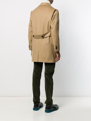 Kiton Boxy Fit Double Buttoned Coat