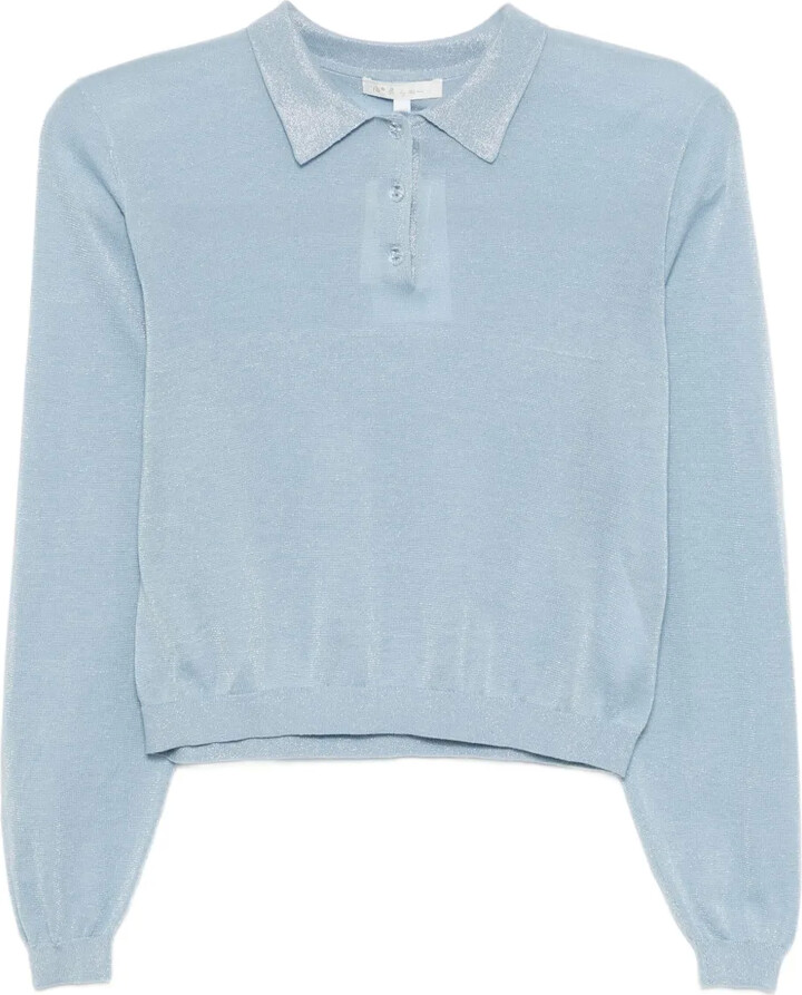 To b. by agnès b. Cropped Polo Shirt