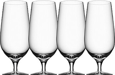 Orrefors Beer Lager Glasses Set of 4