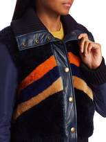Thumbnail for your product : Coach 1941 Retro Shearling Chevron Jacket