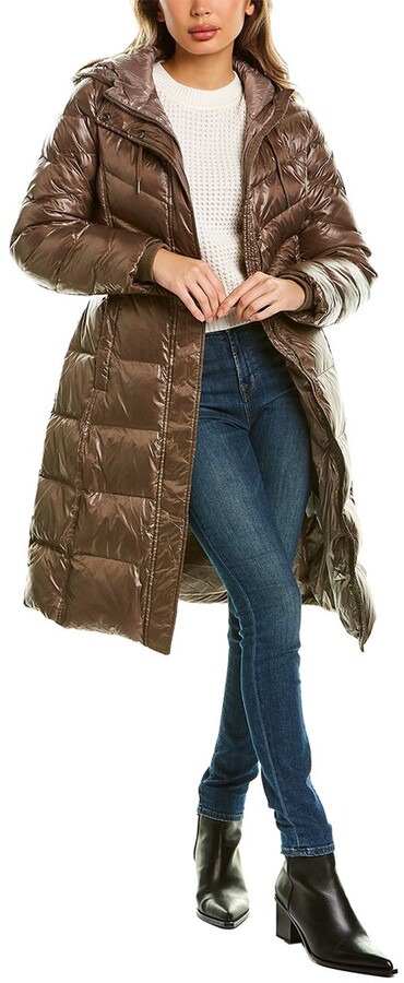 vince camuto long down coat