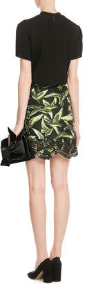 Emilio Pucci Printed Silk Twill Skirt