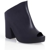 Thumbnail for your product : Balenciaga Calfskin Leather Open Toe Platform Mule (Women)