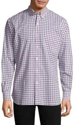 Peter Millar Checkered Cotton Button-Down Shirt