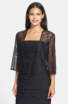 Thumbnail for your product : Alex Evenings Lace Open Jacket
