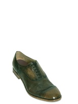 Thumbnail for your product : Alberto Fasciani 20mm Hand Brushed Oxford Leather Shoes