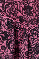 Thumbnail for your product : Derek Lam 10 Crosby Ruffled Floral-print Cotton-gauze Mini Skirt