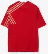 Thumbnail for your product : Burberry Check Sleeve Cotton T-shirt