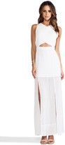 Thumbnail for your product : BCBGMAXAZRIA BCBGeneration Y Back Princess Slit Gown