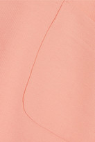 Thumbnail for your product : Issa Joy cropped wool-blend crepe turtleneck top