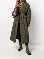 Thumbnail for your product : Iceberg Belted Padded Coat