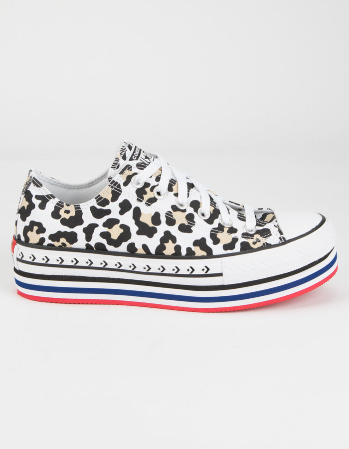 Converse Chuck Taylor All Star Platform Layer OX Womens Low Top Shoes -  ShopStyle