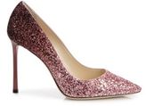Thumbnail for your product : Jimmy Choo Romy 100 Glitter Degrade Point-Toe Pumps