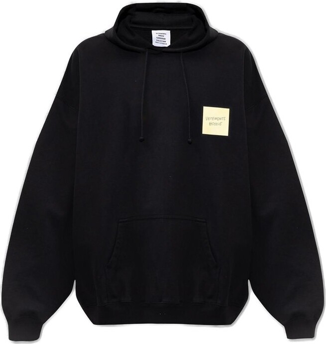 Vetements My Name Is Cotton Zip-up Hoodie - ShopStyle