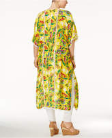 Thumbnail for your product : Melissa McCarthy Trendy Plus Size Duster Kimono Cardigan