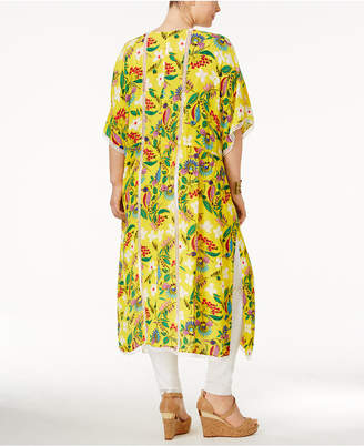 Melissa McCarthy Trendy Plus Size Duster Kimono Cardigan