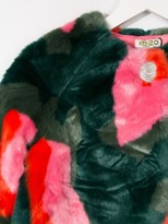 Thumbnail for your product : Kenzo Kids Faux-Fur Midi Coat