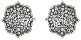 Bayco diamond Lotus earrings