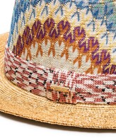 Thumbnail for your product : Missoni Chevron Straw Trilby Hat
