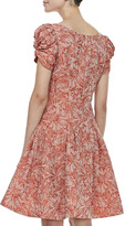 Thumbnail for your product : Zac Posen Floral-Print Party Dress
