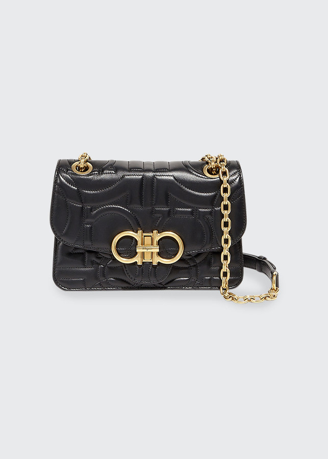 Ferragamo Quilted Gancini Chain Crossbody Bag ShopStyle