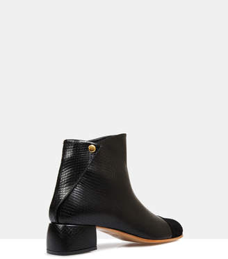 Beau6 Leather Ankle Boots