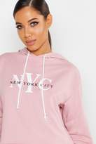Thumbnail for your product : boohoo NYC Sweat Hoody