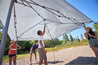 Coleman Oasis Lite Canopy 10'x10' One Peak Beach Shelter Tent - Fog -  ShopStyle Decor