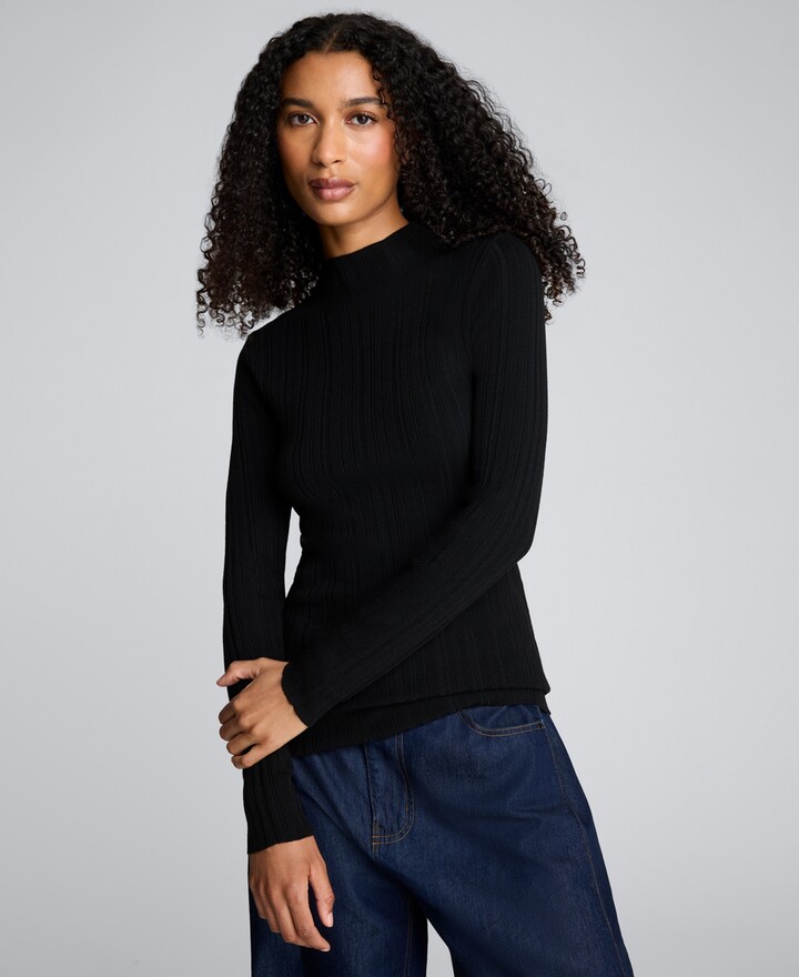 Kenneth Cole Women's Mock Neck Sweater