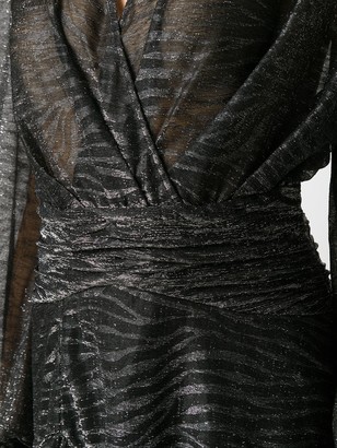 IRO Gesta zebra-print mini dress