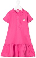 Thumbnail for your product : Moncler Enfant Pleated Polo Dress