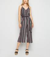 Thumbnail for your product : New Look Folk Stripe Crop Jumpsuit