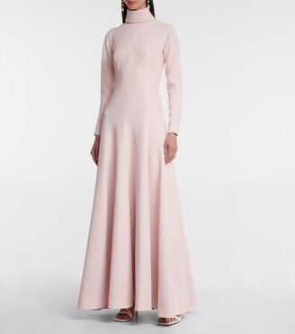 Emilia Wickstead Exclusive to Mytheresa – Sharlene high-neck cloque gown