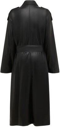 Stand Studio Hope Luscious Long Faux Leather Trench