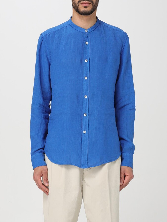 Citizen Shirt Men color Royal Blue
