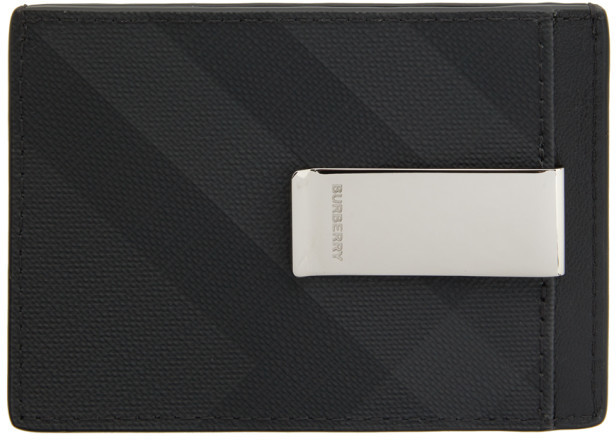 burberry money clip card holder