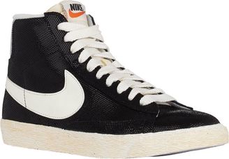 Nike Blazer Mid Vintage Sneakers-Black