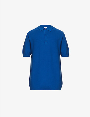 Sunspel Regular-fit cotton-knit polo shirt