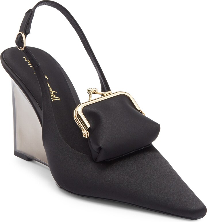 Jeffrey Campbell Pay Me Slingback Wedge Pump