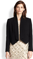 Thumbnail for your product : Haute Hippie Structured Hi-Lo Blazer