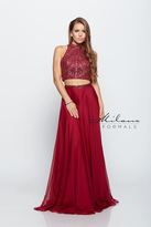 Thumbnail for your product : Milano Formals - Two-Piece Beaded Chiffon Dress E2178