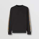 Thumbnail for your product : Burberry Vintage Check Panel Jersey Sweatshirt