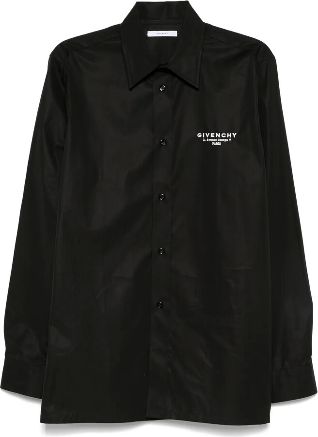 Givenchy Logo-Embroidered Cotton Shirt