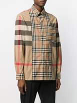 Thumbnail for your product : Burberry patchwork check shirt