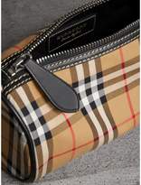 Thumbnail for your product : Burberry The Small Vintage Check and Leather Barrel Bag