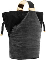 Thumbnail for your product : BIENEN-DAVIS Bienen Davis Kit Mini Satin-trimmed Lurex Bucket Bag