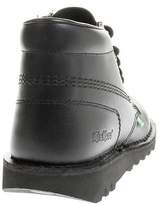 Thumbnail for your product : Kickers New Boys Black Kick Hi Core Leather Boots Lace Up